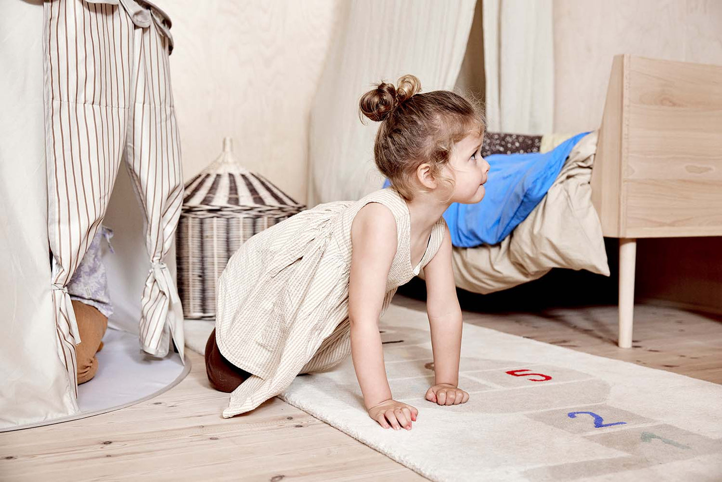 Rabbit Hopscotch Rug