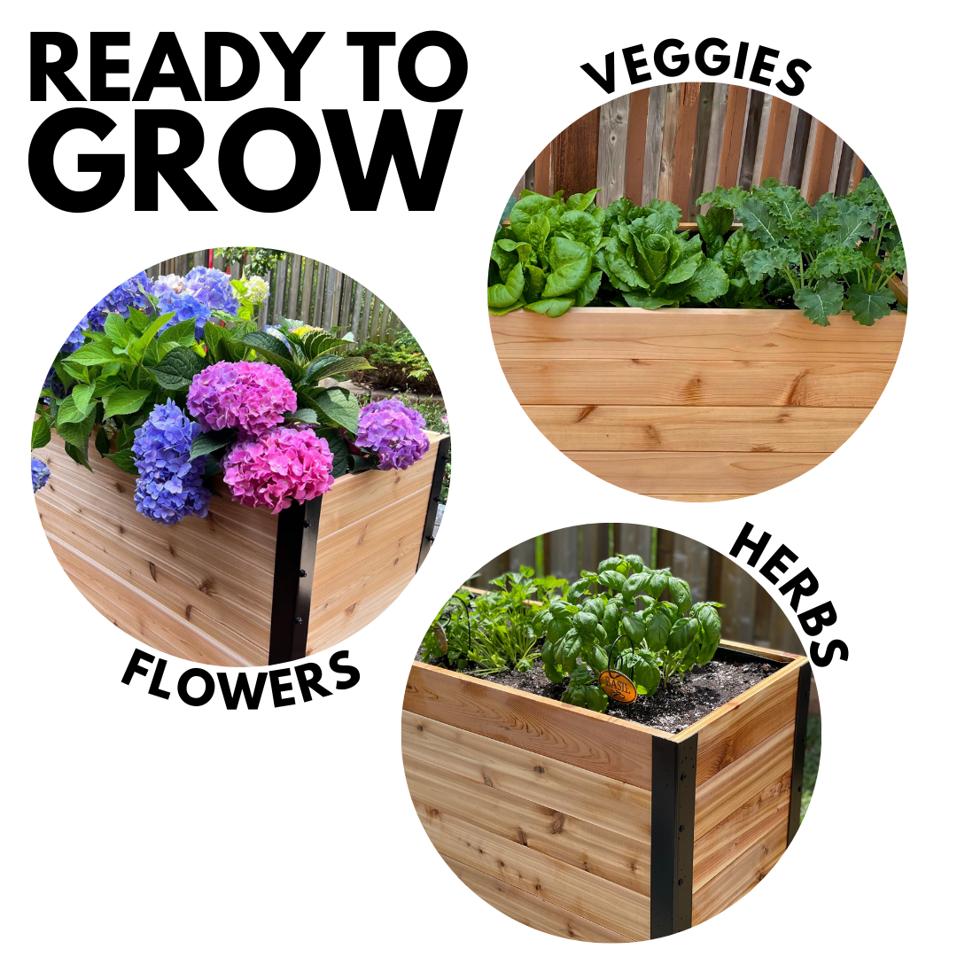 18" x 36" Planter Box - 24" TALL