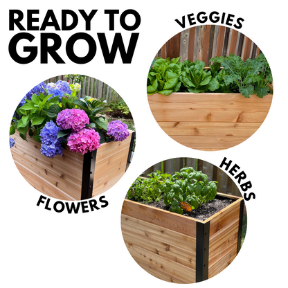 18" x 36" Planter Box - 24" TALL