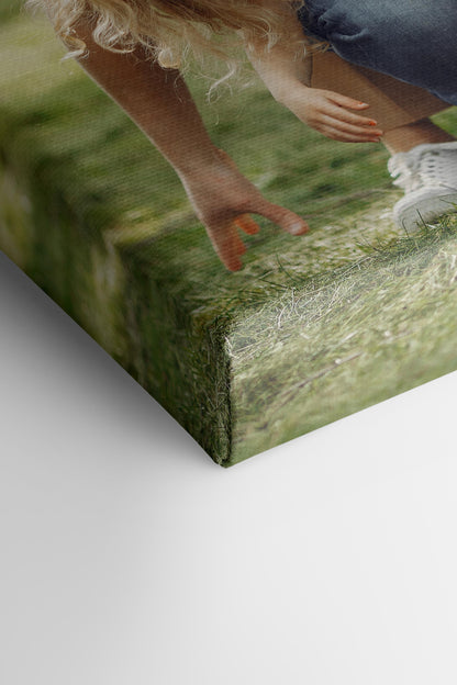 Toile étirée panoramique personnalisée (sans cadre)