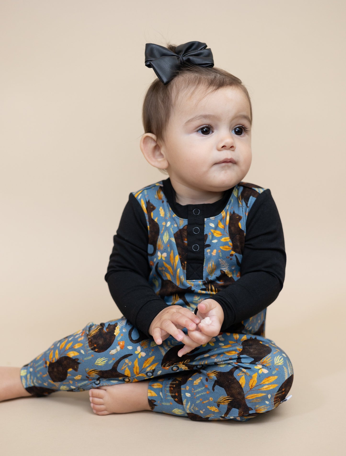 Henley Play Romper - Toe Beans - Luxe Bamboo