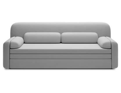 Elioss 3 Seater Storage Sleeper Sofa - Light Grey
