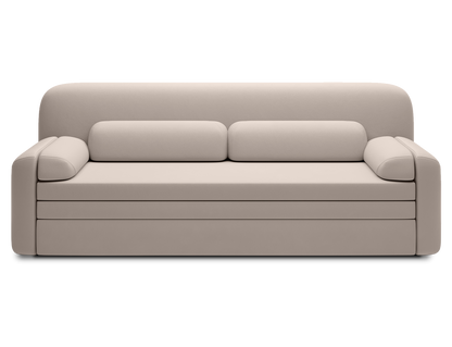 Elioss 3 Seater Storage Sleeper Sofa - Beige