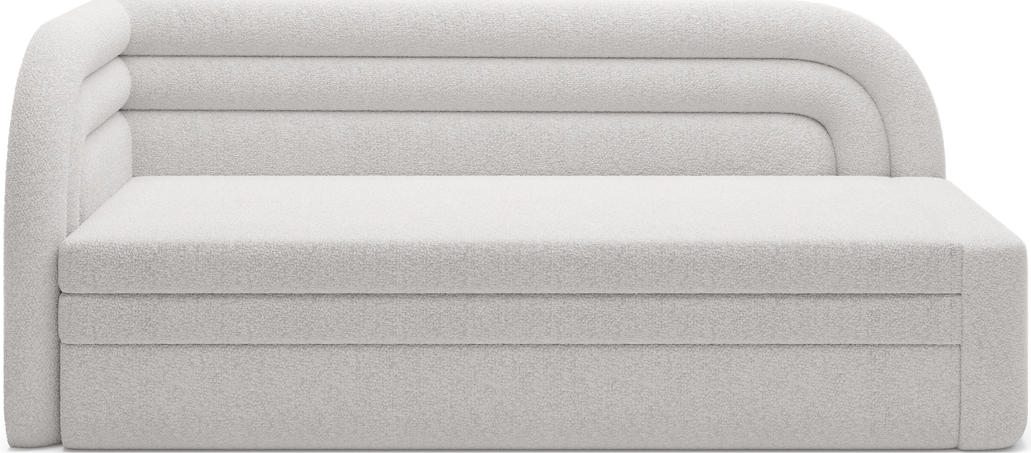 Fabillo Storage Sleeper Sofa - Pearl White