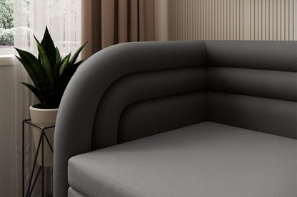 Fabillo Storage Sleeper Sofa - Dark Grey