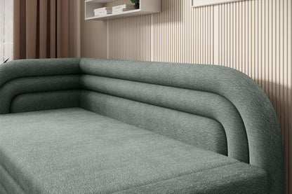 Fabillo Storage Sleeper Sofa - Moss Green