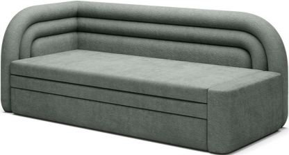 Fabillo Storage Sleeper Sofa - Moss Green