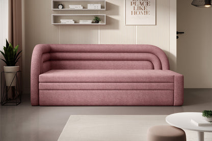 Fabillo Storage Sleeper Sofa - Blush