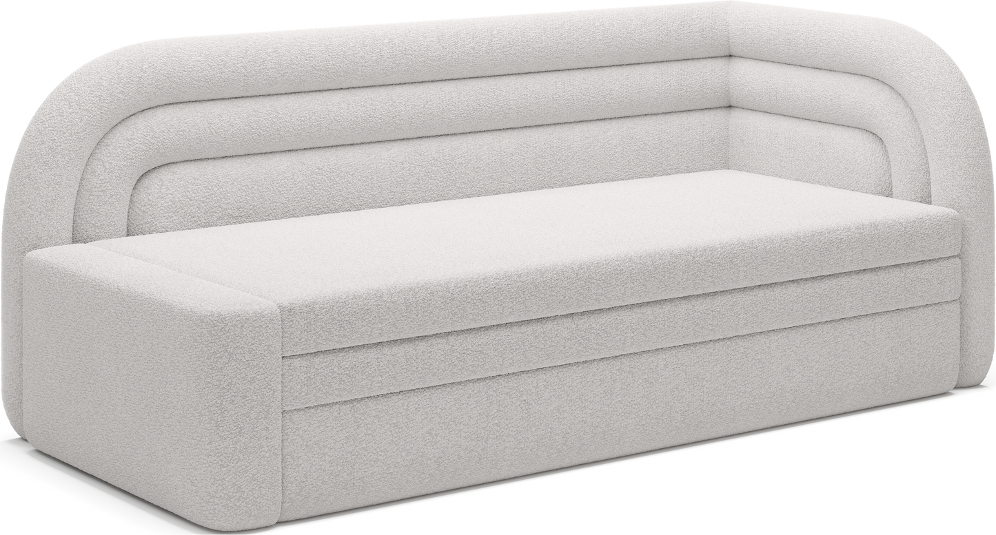 Fabillo Storage Sleeper Sofa - Pearl White