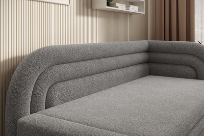 Fabillo Storage Sleeper Sofa - Light Grey