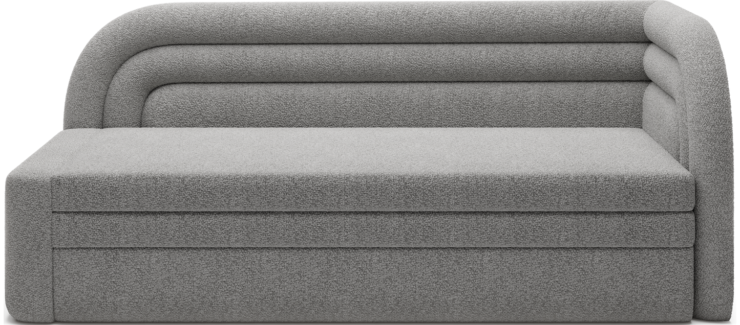 Fabillo Storage Sleeper Sofa - Light Grey