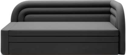 Fabillo Storage Sleeper Sofa - Dark Grey