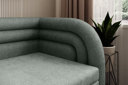 Fabillo Storage Sleeper Sofa - Moss Green