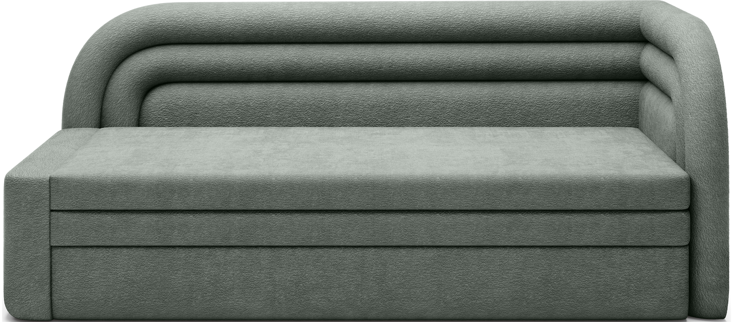 Fabillo Storage Sleeper Sofa - Moss Green