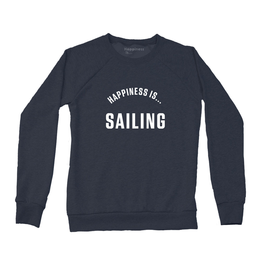 Women's Sailing Crew Sweatshirt, True Navy