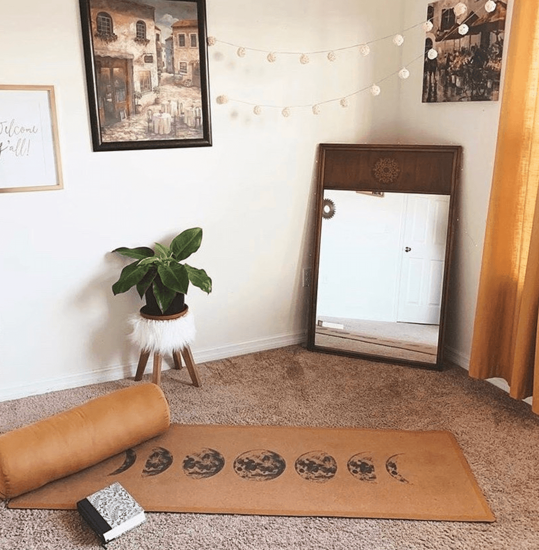 Moon Phases Cork Yoga Mat | 4.5MM