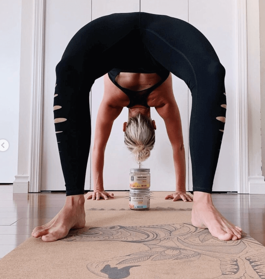 Night Bear Cork Yoga Mat | 4.5MM | Collab Edition
