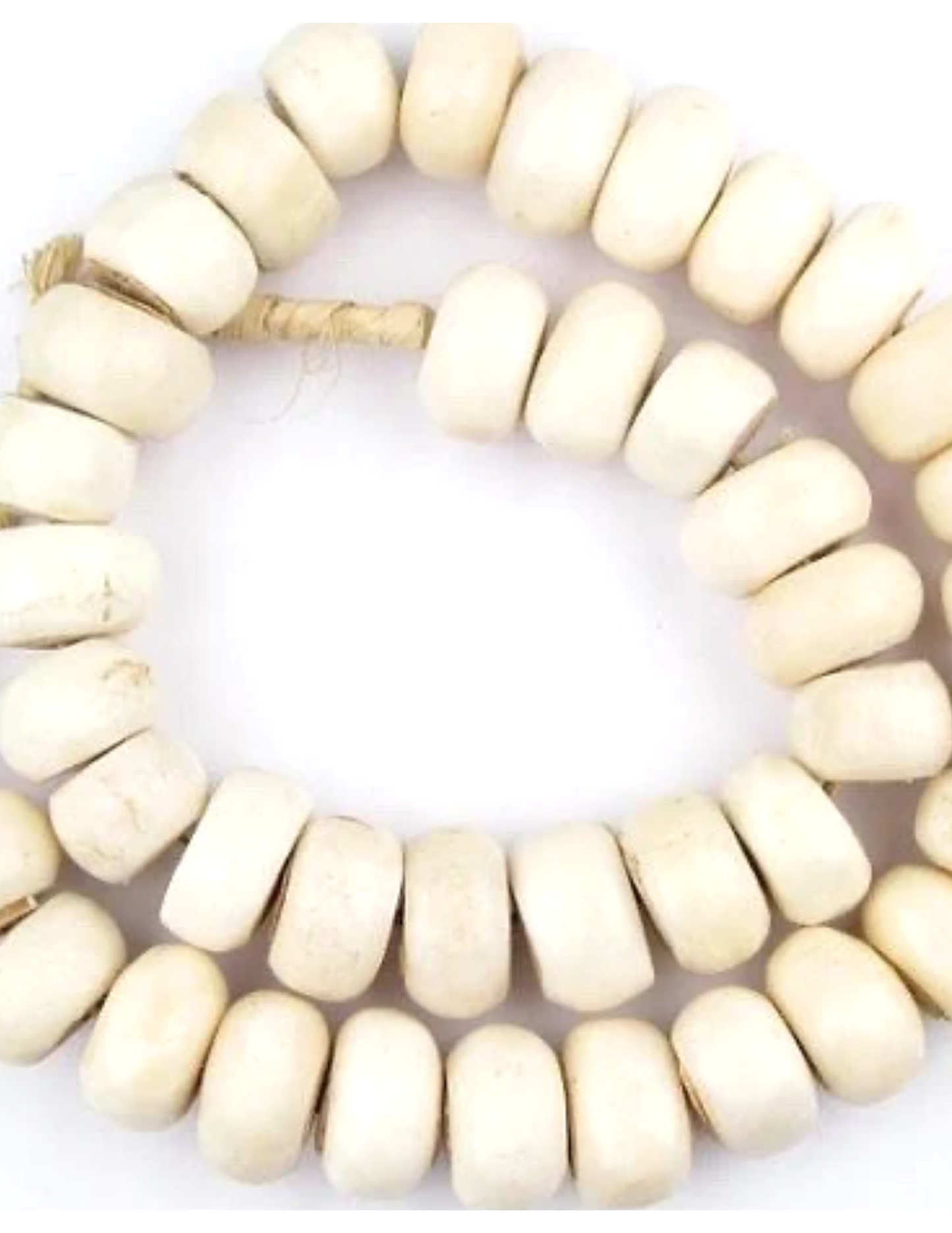 White Bone Beads