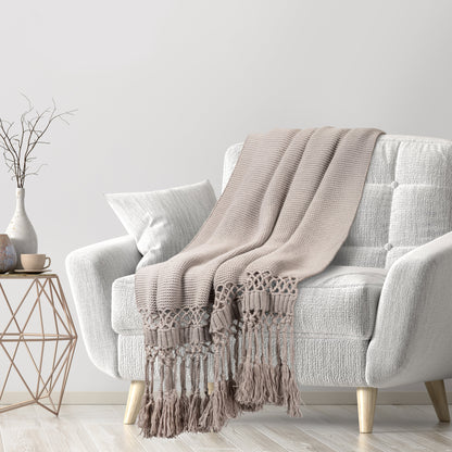 Heavy Knit  Oversized Throw Blanket