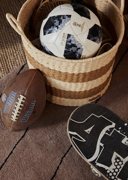 Circle Rug - Striped - Choko