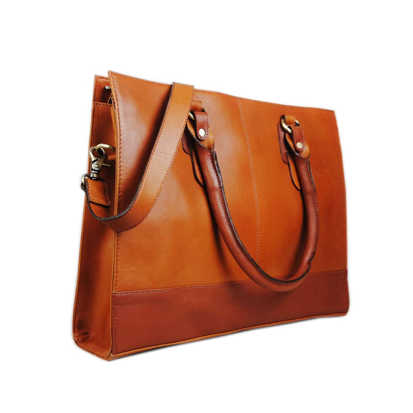 The Signature 17" Bag, Tan
