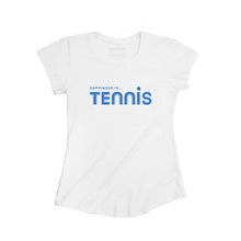 Load image into Gallery viewer, Women&#39;s Tennis Bamboo T-Shirt, White
