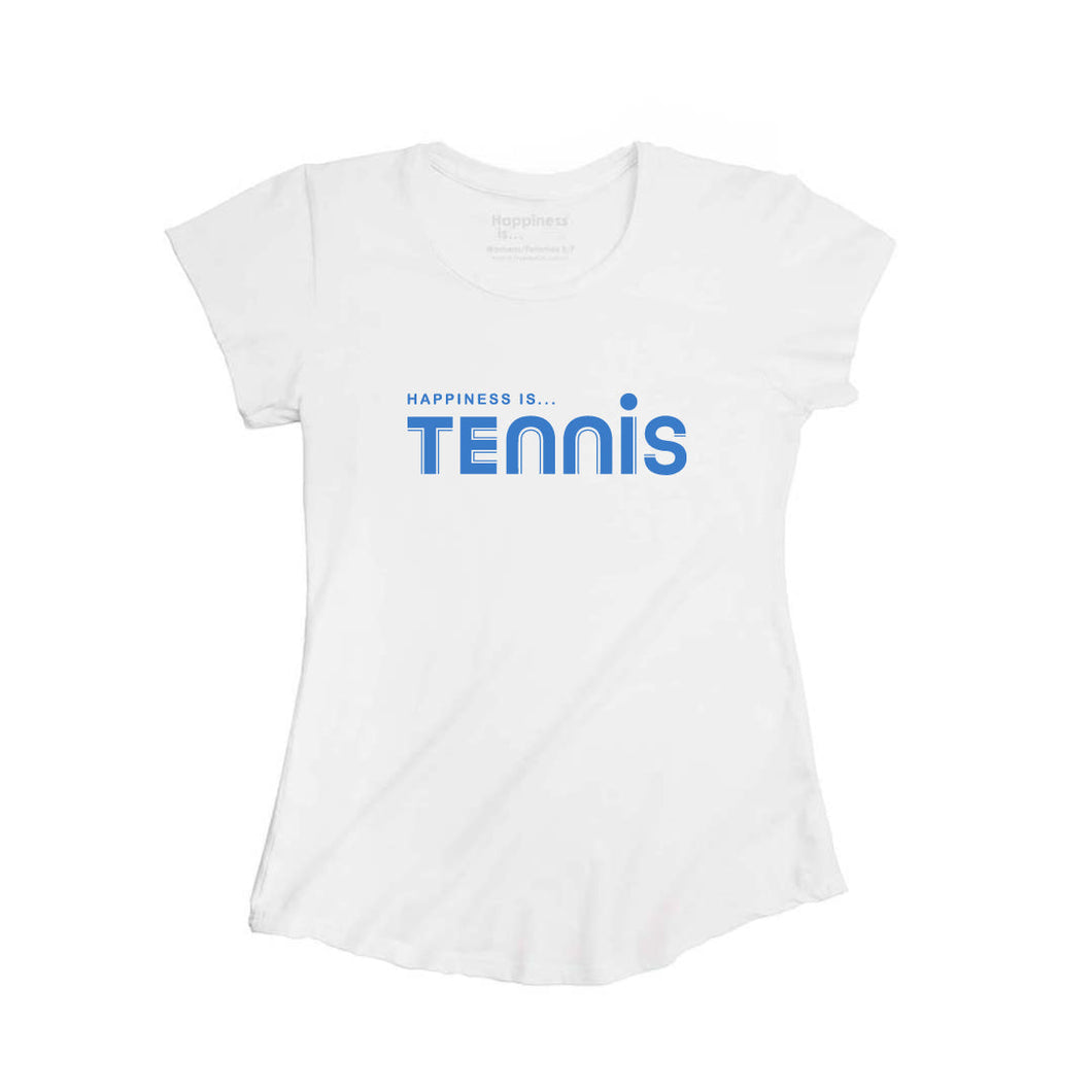 Women's Tennis Bamboo T-Shirt, White