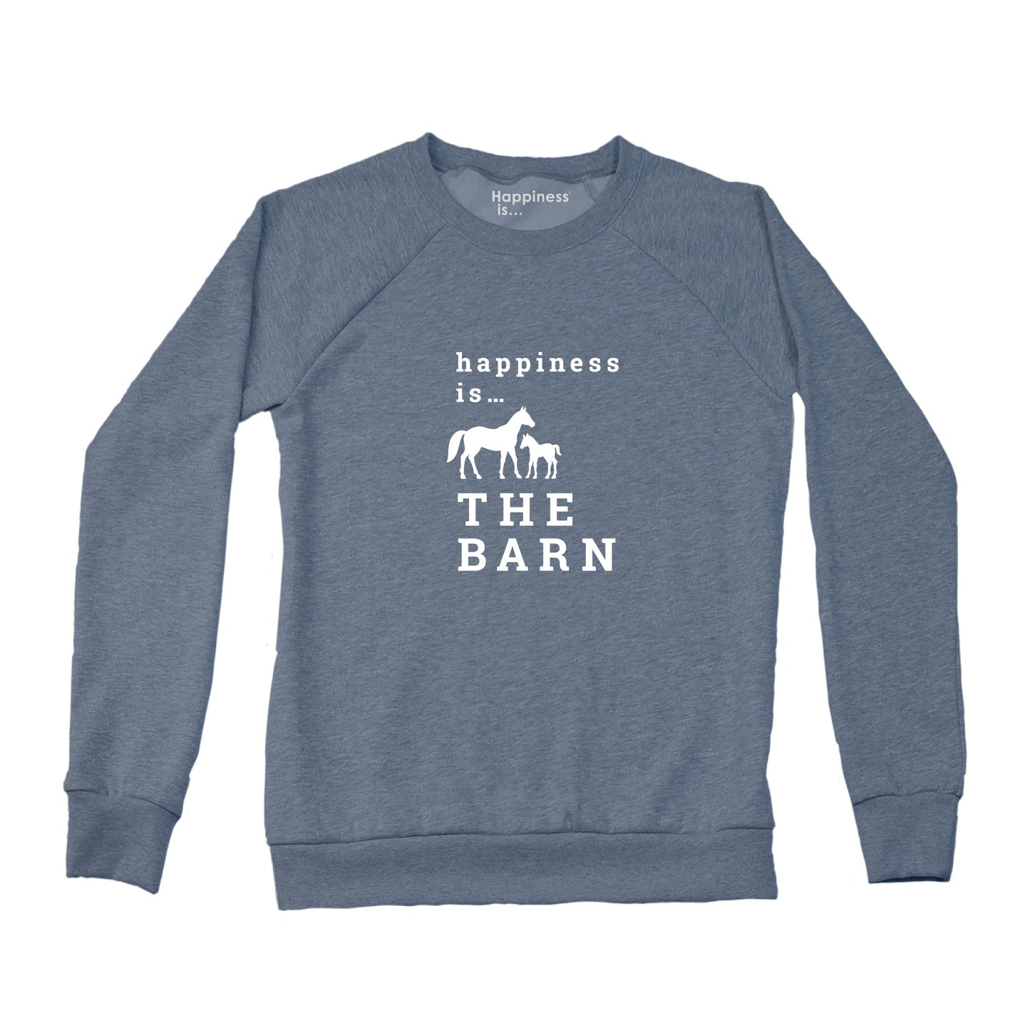 Women's Barn Crew Sweatshirt, Heather Navy