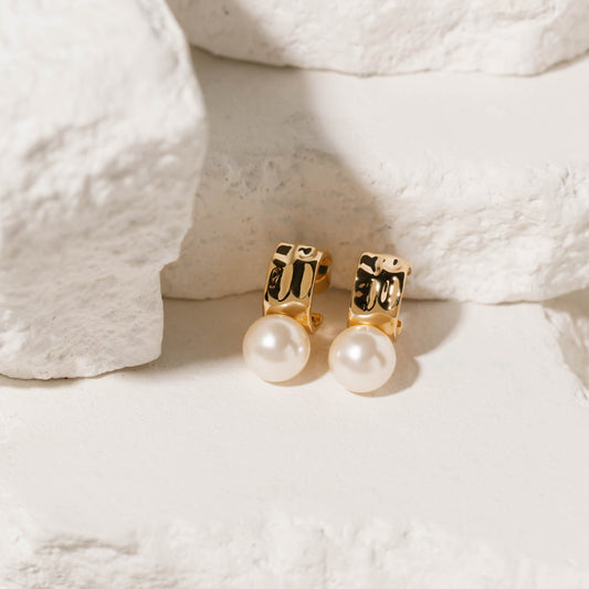 The Milano Pearl Hoop