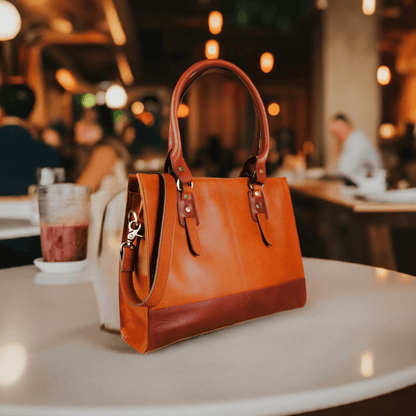 The Signature 15" Bag, Tan