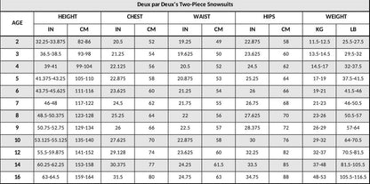 Two-Piece Teknik Snowsuit Multicolor Leopard And Zebra