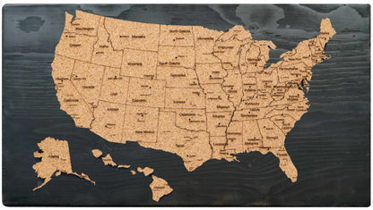 United States Travel Map | 24 x 14