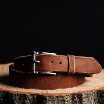 The Pinnacle Belt - Black 100 % Premium Leather Belt