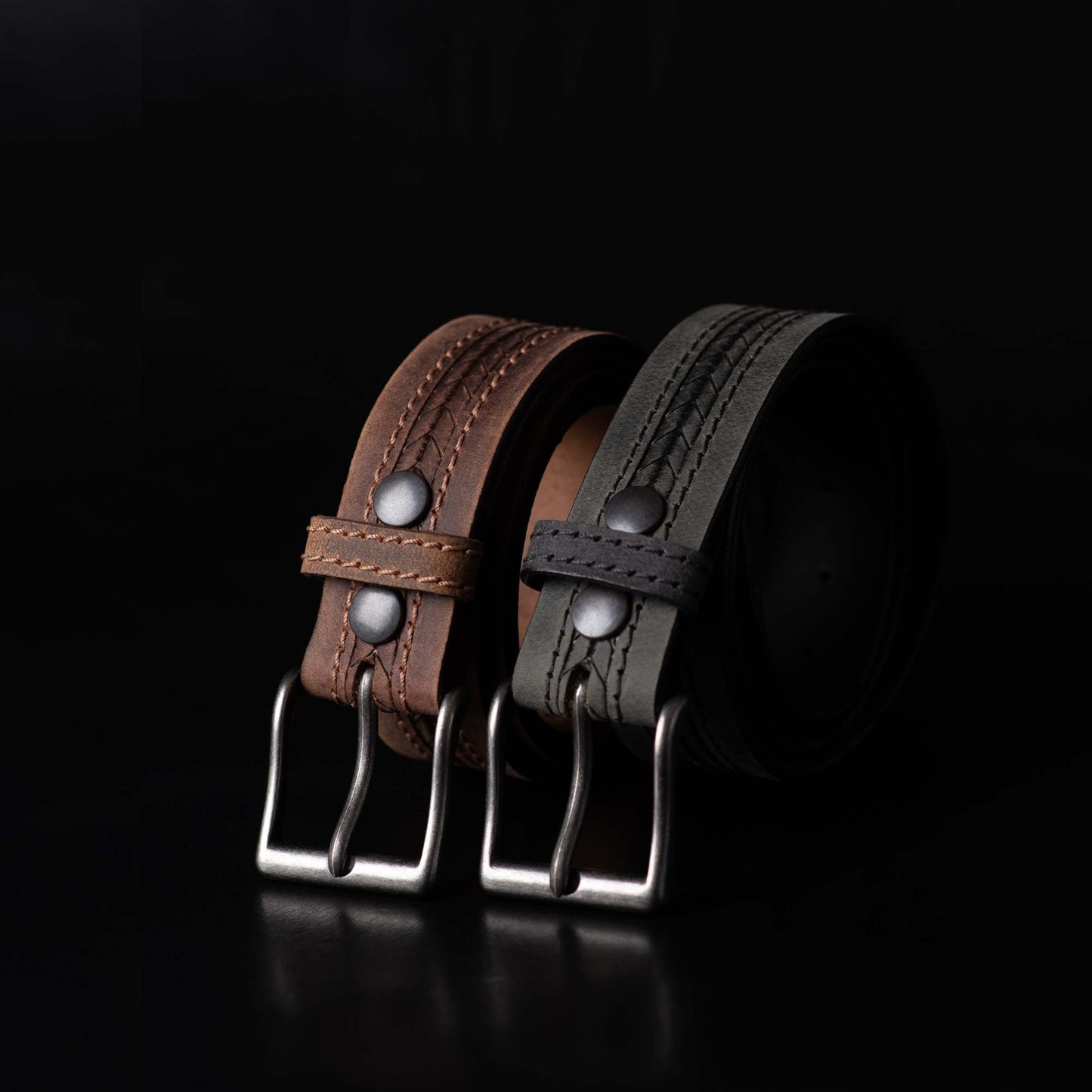 The Purpose Belt - Arrow Patterned 100% Real Leather Belt