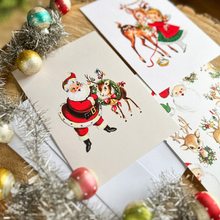 Load image into Gallery viewer, Vintage Christmas Card | Set of 3
