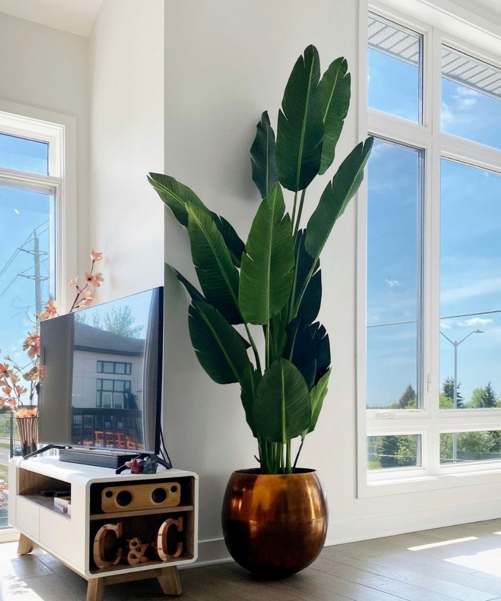 Gaby - Copper Brass Mid-Century Planter (Multiple Sizes)