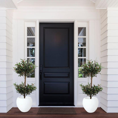 Sandy Potted Boxwood Topiary Plant 4.3'