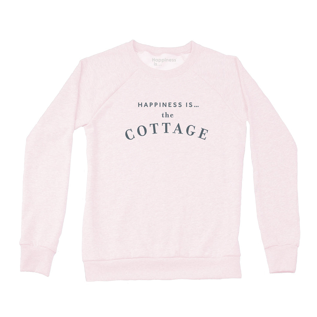 Women's Cottage Crew Sweatshirt, Ballet Pink