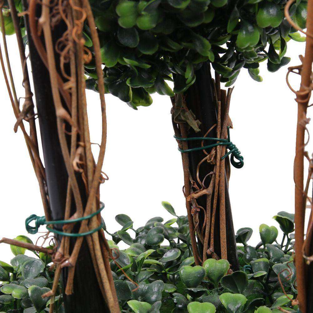 Whitby Faux Potted Boxwood Topiary Plant (Multiple Sizes)