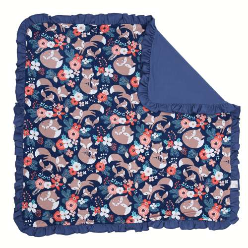 Mama n' Kit Lavish Ruffled Blanket