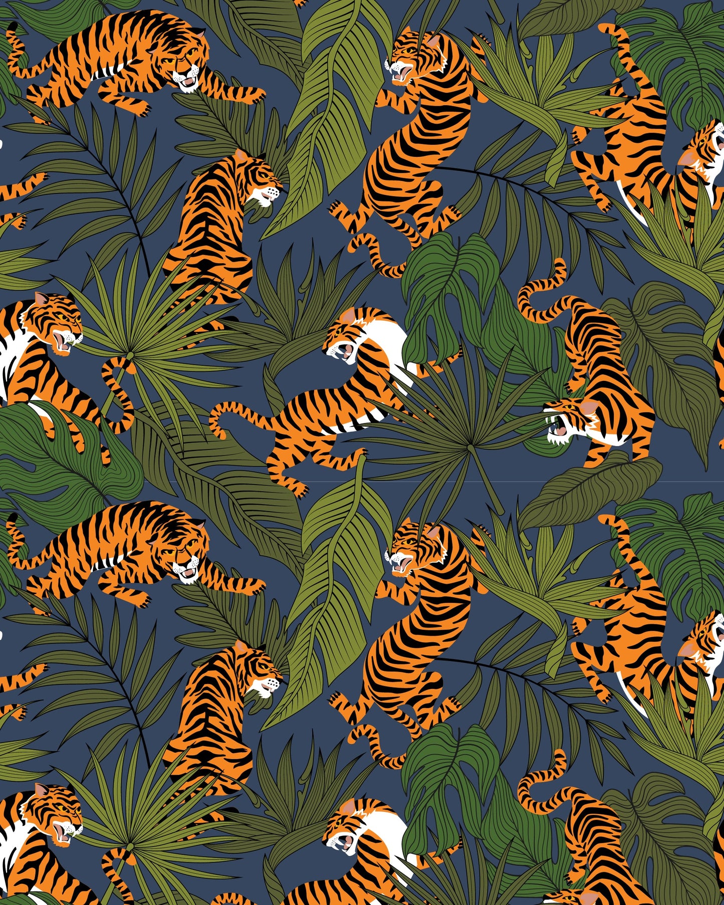 Women's Wild Tigers Print Jumpsuit