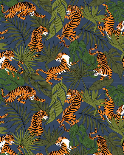 Women's Wild Tigers Print Jumpsuit