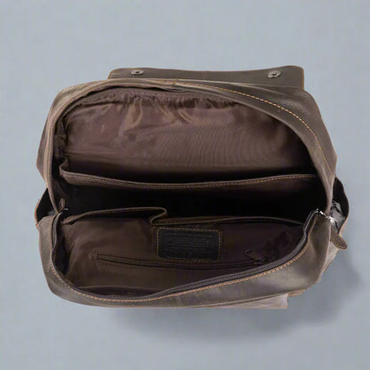 Greenwood Leather Vintage Laptop Backpack