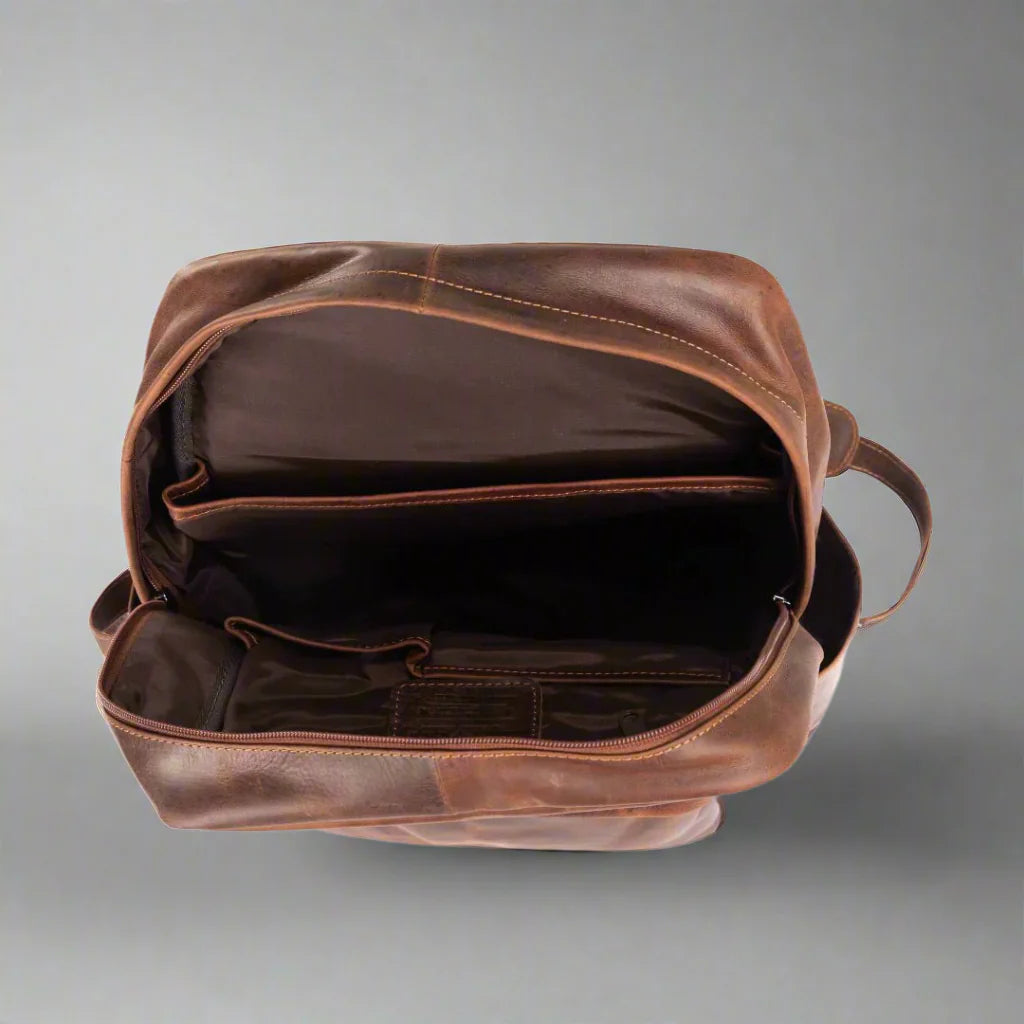 Greenwood Leather Vintage Laptop Backpack