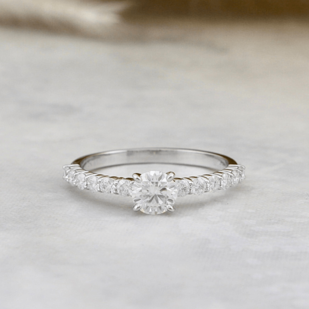 Bague Éclat Moissanites 0.5 ct + 0.42 ctw