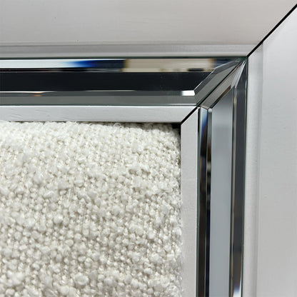 Cassandra Platform Storage Bed w/Led Lighting - Pearl White