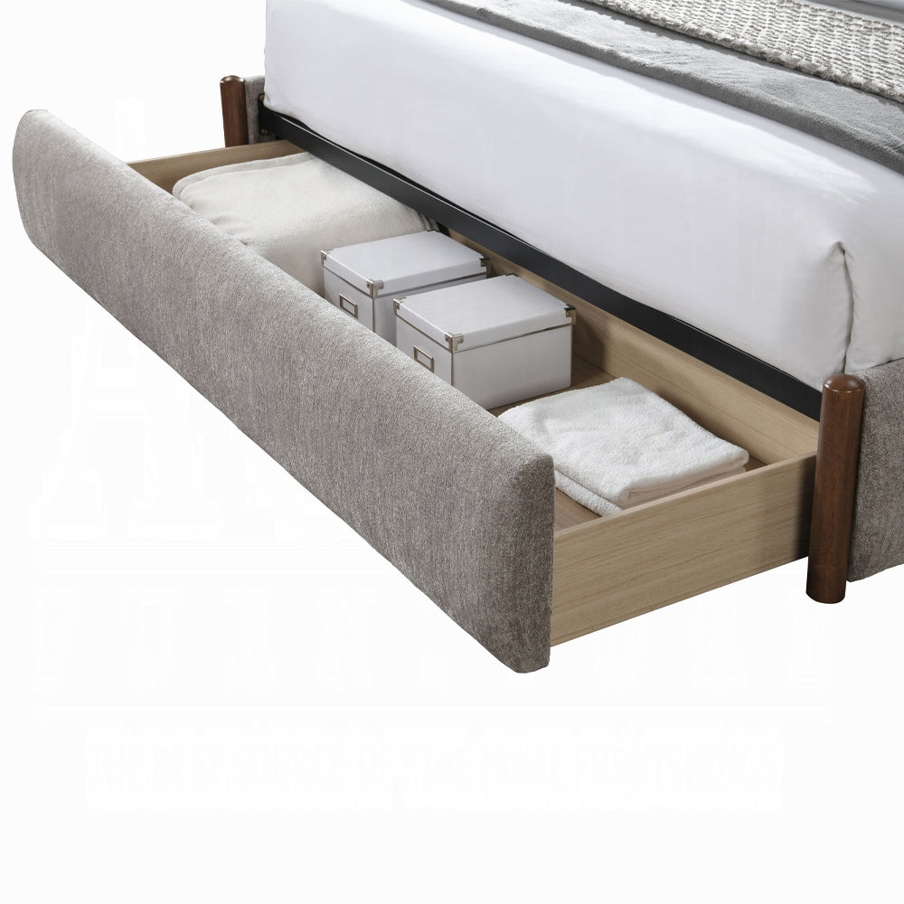 Orane Queen Storage Bed - Grey