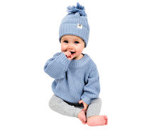 Load image into Gallery viewer, KNIT SWEATER | BLUE
