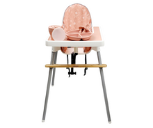 Load image into Gallery viewer, HIGHCHAIR CUSHION COVER PINK FLORALS
