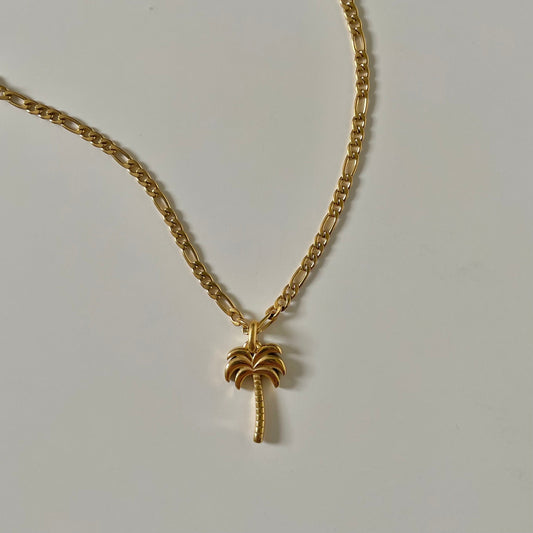 Bondi Palm Necklace- Gold